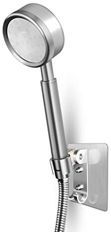 AOKKR Soffione Doccia Alta Pressione con 1.5M Flessibile, Risparmio Idrico Doccia, Telefoni Doccino Set in Acciaio Inox, Facile da Installare e Pulire, Compatibile Doccia per Bagno