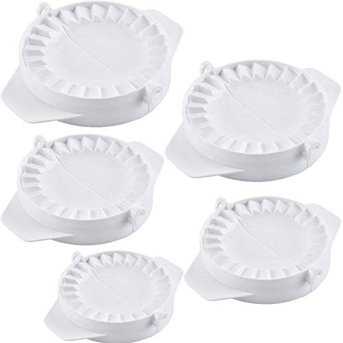 CHSEEO 5 Pack Plastic Ravioli/Pierogi/Dumpling Maker Wrapper Empanada Press Mold Dough Cutter Pie Ravioli Dumpling Mould - Pastry Tools Kitchen Accessories #8