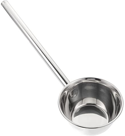 DOITOOL Long Handle Water Ladle 17 Inch Extended Scoop for Kitchen Bath and Garden Smooth Surface Deep Dipper for Household Watering and Hair Washing