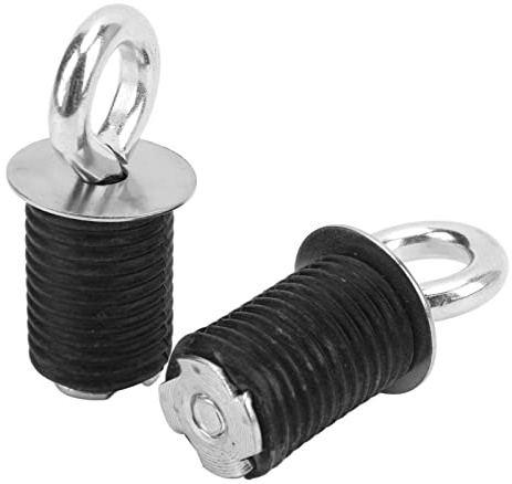 Aramox Lock Ride Anchor Tie Down, 2 Pezzi Lock Ride Anchor Set di Ricambio per Sportsman Durevole Lock Ride Tie Down Anchor(Nero)