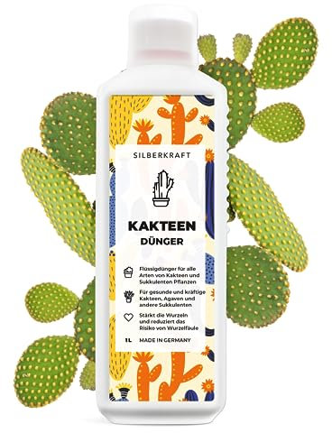 Kakteendünger - Mineralischer NPK Flüssigdünger mit Stickstoff - Dünger für Kakteen und Sukkulenten - Kakteen düngen