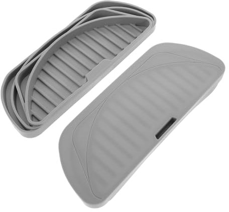 ASAKKURA 2pezzi Vassoio Raccoglitore Gocce Silicone Per Frigorifero Di Antigoccia e Flessibile Per Raccolta e Condensa