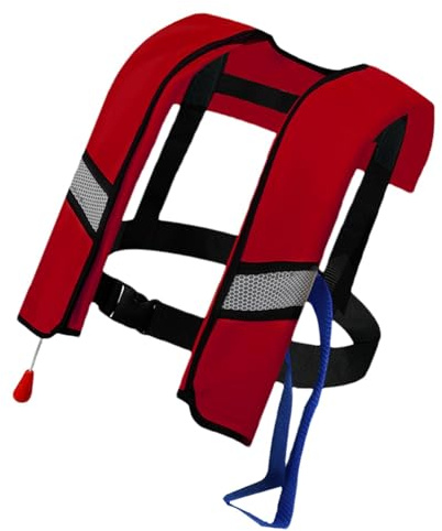 Gilet da snorkeling per adulti, Gilet da snorkeling per adulti - Giubbotto salvagente classico - Gilet da paddle in nylon, giubbotto salvagente portatile a gonfiaggio automatico per paddle board, gall
