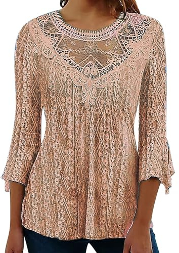 Soldes Blouse Ete Femme T Shirts Manche 3/4 Femme Chemisier Rouge Pull De NoëL Moche Tops Long Grande Taille Haut En Cuir Tunique Paillette Cache Coeur Tee Coton Jaune Moutarde Vetements Chemise