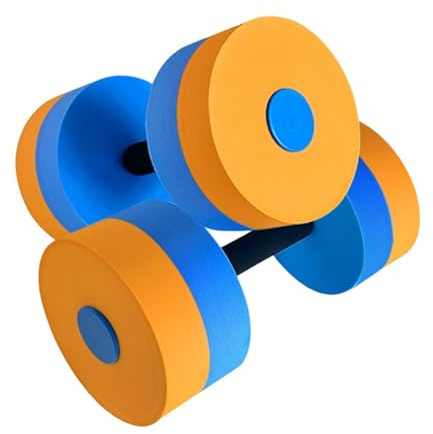2Pcs Haltères Aquatiques, Haltères Aqua Gym En Mousse EVA Haute Densité, Haltère De Piscine Pour Exercices Aquatiques, Accessoires De Sports Nautiques Enfant Adultes