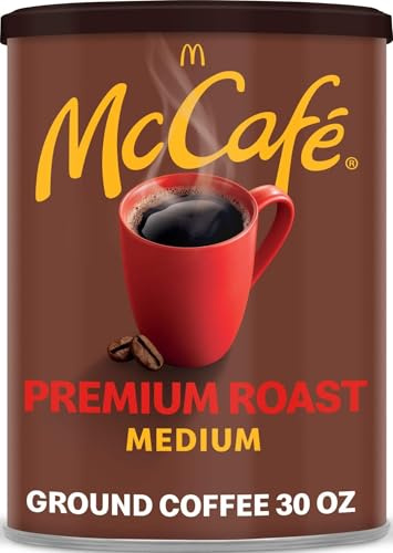 McCafe Premium Roast, Medium Roast Ground Coffee, 30 oz Canister