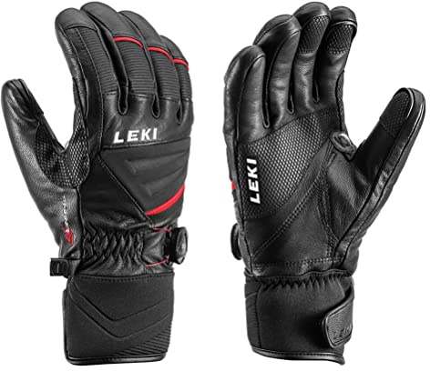 LEKI Griffin Tune S Boa Gants de Ski pour Homme Noir/Rouge (701) 11