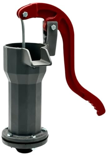 UZMAN 1 bis 2 Zoll Schwengelpumpe Hand Gartenpumpe Handpumpe Brunnenpumpe Gärtner Teichpumpe Gartenpumpen Manuell Garten Handpumpe Wasserpumpe Pumpen Zubehör (1 Anschluss)