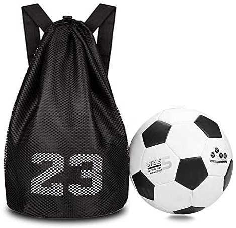 Bhina Basketball Tasche,Fußball Kordelzug Tasche,Drawstring Mesh Rucksack,Verstellbar Tunnelzug Rucksack,Gym Sack Rucksack,Daypack Gymsack,Geeignet Für Basketball,Fußball,Fitness,Sport