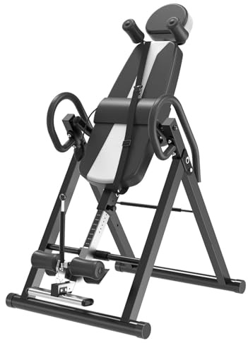 FFitness Panca a Inversione Imbottita Antigravitazionale Dimagrante Tavolo di Inversione Fitness Palestra Panca di Allungamento