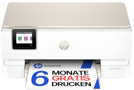 HP Envy Photo 7230, Impresora multifunción de inyección de Tinta A4 a Color, Wi-Fi Doble Banda, impresión automática a Doble Cara, Bandeja para Fotos, 3 Meses de Instant Ink