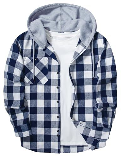 SwissWell Chemise en Flanelle Homme Chemise à Carreaux Manches Longues Chemise de Bûcheron Casual Button Down Chemise Regular Fit M-3XL