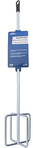 MARSHALLTOWN Eggbeater Mixers, 24 Inch Length, Attachable to Drill for Efficient Mixing, Corrosion-Resistant Steel Construction, EM24