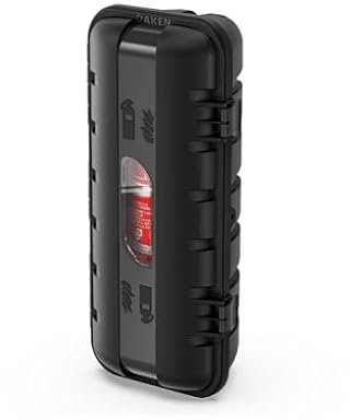 DAKEN Caja extintor para 6 kg de diámetro 160 mm, color negro