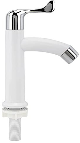 Glomora Grifo De Lavabo De Baño Moderno, Orificio Simple G1/2, Diseño De Una Manija, Grifo De Lavabo Elegante Para El Hogar, Al Aire Libre, Cocina