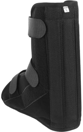 GARVALON Fracture Rehabilitation Shoe Adjustable Ankle Support Brace for Foot Lightweight Walking Boot for Sprains and Stabilization Breathable Material