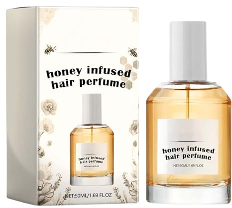 50ml Hair Perfume Spray For Women, Honey Infused Hair Perfume, Spring Floral Scented,Safe And Mild, Non-greasy Ha-ir Care Fragrance For All Ha-ir Types