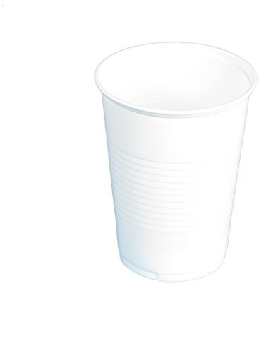 Trinkbecher 0,2l Ausschankbecher Becher Plastikbecher Hell Weiß - 200ml Volumen (3000 Stück)