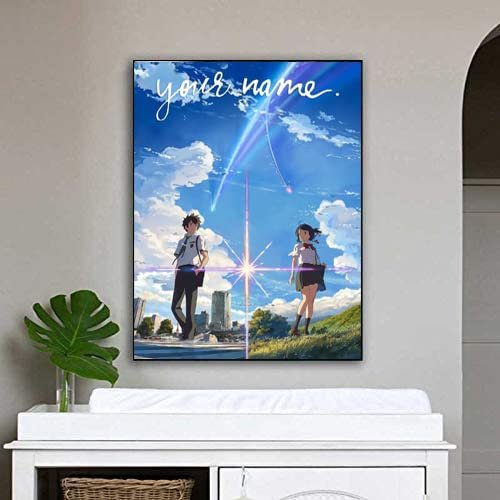 HUASHUZI 5D Diamond Painting Your Name Anime Diamant Painting Set Full 30x40cm Bilder Diamant malerei Poster Erwachsene kreuzstich Kits