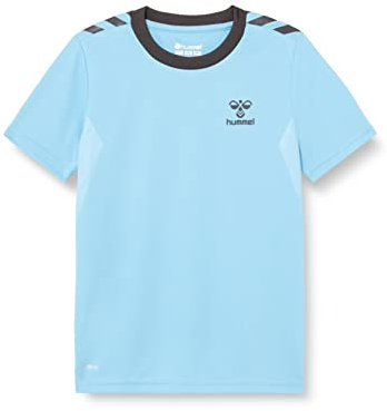 hummel Unisex Kinder Hmlstaltic Poly Jersey S/S Kids T Shirt, Baltic Sea, 176 EU