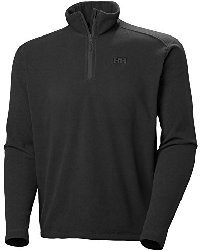 Helly Hansen Hombres Daybreaker 1/2 Cremallera Fleece, Negro 2.0, 3XL