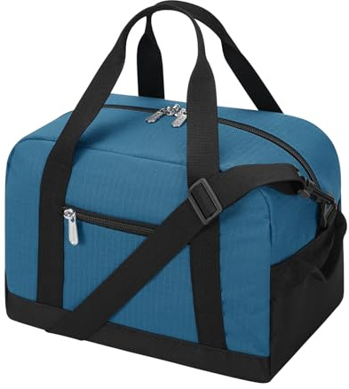 Sporttasche klein, Reisetasche 12L Mini Handgepäck Tasche für Weekender, Fitnesstasche 30x20x25cm-Hellblau
