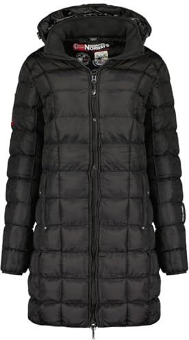 Geographical Norway Babette Lady Long, Parka de mujer Mujer, Noir,