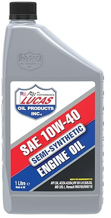 Lucas Oil 47068 Semi-Synthetic 10W-40 Engine Oil - 1 Litre