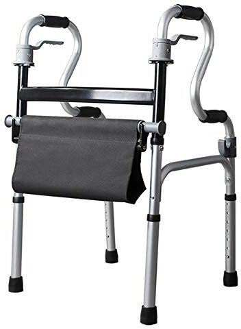 Folding Rollator Rollator Walkers Lättvikts Rollator, Med Säte Och Hjul, Hopfällbar Justerbar Höjd Step Assist, Senior Walker, För Utomhus Inomhus All Terräng (A Inga Hjul)