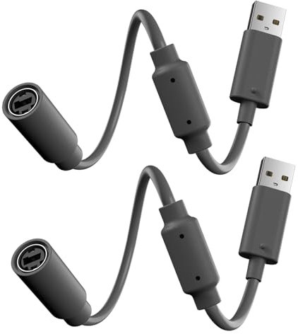 USB Breakaway Cable for Logitech G920 G923 G27 G29 Driving Force, for Thrustmaster Ferrari 458 Spider Racing Wheel Cord, Guitar Hero & Xbox USB Plug（2 Pack）