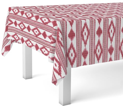 Martina Home Mantel Hule MALLORQUÍ ROJO240X140 CM