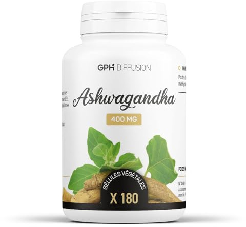 Ashwagandha racine - 400 mg - 180 gélules végétales