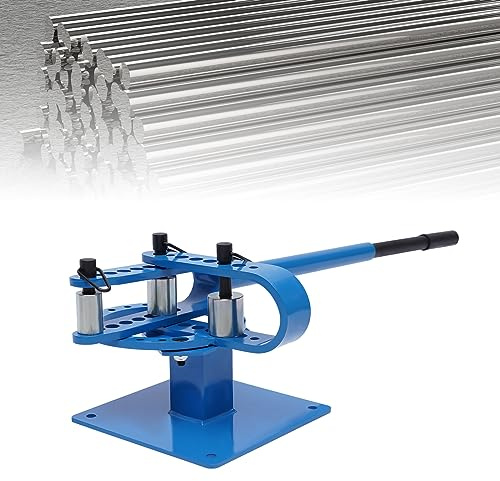 HeinaTond Macchina piegatrice manuale 7 matrici manico telescopico 112 cm per tubo e asta piegatrice manuale industriale piegatrice tubo metallo piegatrice macchina piegatrice ad alta capacità