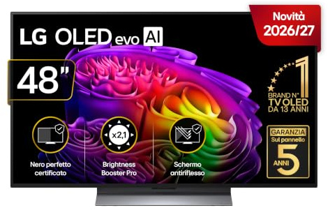 LG OLED evo AI 48 Pollici, Serie G6S 2026 Smart TV 4K - OLED48G66LS