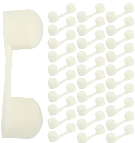Aundhegrtt Filtres Nasaux Jetables Blancs (200 Pièces) pour la Protection Contre la Poussière, le Bricolage, la Peinture et les Ateliers.