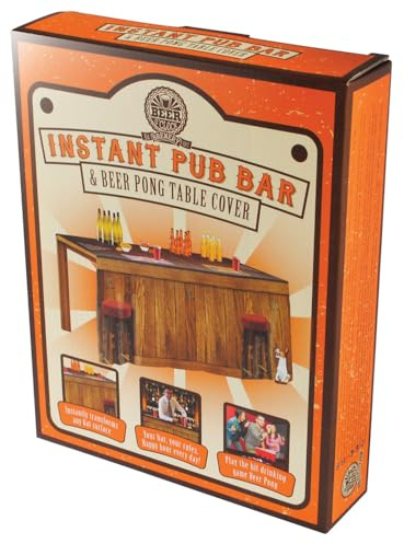 Oliphant Beer Pong Tablecloth & Bar Cover – Transform Any Table into a Home Bar