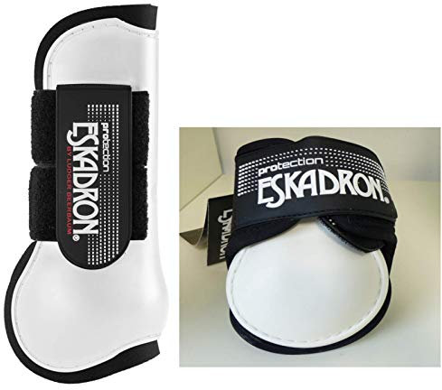 Eskadron Protection Boots Gamaschen + Streichkappen 4er Set VB/WB weiß