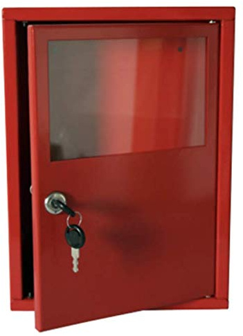 Armoire à alarme avec boîtier rouge pour unité de déclenchement RWA – Protection contre l'incendie des pompiers