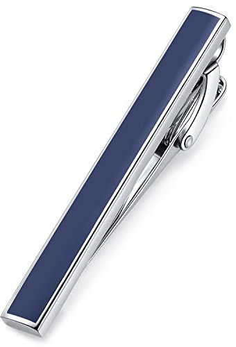 HONEY BEAR 1.97/2.12/2.36 Hochwertig Herren Krawattennadel Krawattenklammer Tie Clip,Marine Blau,5cm/5.4cm/6cm (2.12)