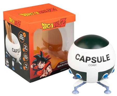 Grupo Erik - Pot à Crayons Dragon Ball Z, Vaisseau Capsule Corp | Accessoires Dragon Ball Z, Fournitures de Bureau Originales | Sous Licence Officielle