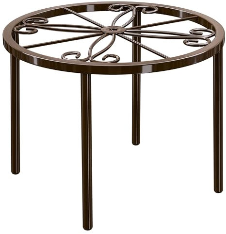 niffgaff Pflanzenständer Pflanzenregal Rostschutz Gartenregal: 20cm Braun Blumentopfständer - Blumengestell für Pflanzen für Die Platzierung im Wohnzimmer Schlafzimmer Balkon und Garten.