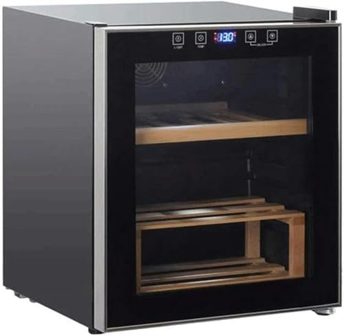 QPZMALSKY Tinto Et Refroidisseur De Vin Thermoélectrique De 42, Réfrigérateur Indépendant avec Écran LCD, Commandes Tactiles Numériques, Thermostat De Fonctionnement Silencieux, Porte