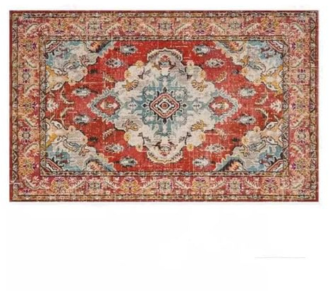 Highdi Alfombrilla para Silla de Oficina, Estilo Turco Protector Suelo Silla Ruedas Antideslizante Resistente a los Arañazos, Alfombrilla de Protección para Suelos Duros (Estilo 2,50x80cm)