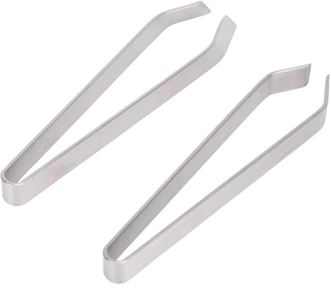YDuupxe Pinzas para Espinas de Pescado, Acero Inoxidable con Construcción de Acero Inoxidable de Primera Calidad, Puntas Planas y Anguladas, Mango Ergonómico Antideslizante para Uso en
