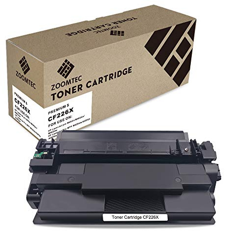 ZOOMTEC 26X CF226X Tonerkassette kompatibel mit Laserjet Pro M402n M402dn M402dw MFP M426dw 426fdn 426fdw (Farbe: Schwarz / 1 Pack)