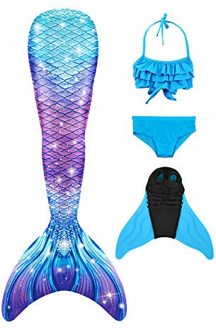 shepretty meerjungfrauenflosse mädchen Neuer Mermaid Tail Badeanzug für Erwachsene und Kinder,LANPU-G5-130