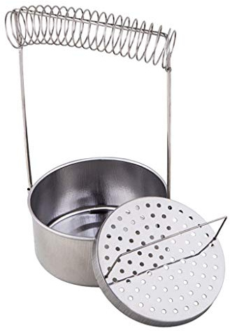 Milageto Di Vernice in Acciaio Inox Rondella Pennello di Pulizia del Pulitore di Vaso di Pittura A Olio di Lavaggio Secchio di Lavaggio Supporto della Penna