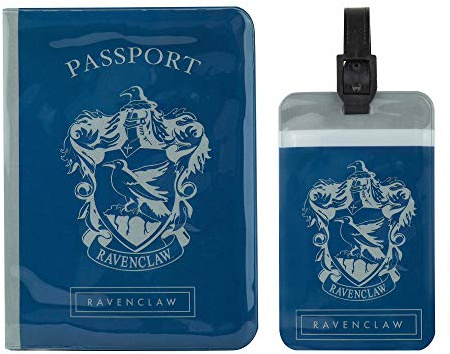 Cinereplicas Harry Potter - Set di tag e copertina per passaporto Corvonero - Licenza ufficiale