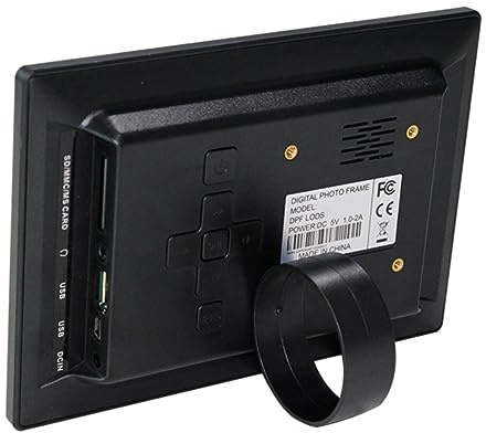 Mikikit Cornice Digitale per Foto Lettore Supporta USB Schede di Memoria Fino Visualizzazione Chiara e Utilizzo Pratico