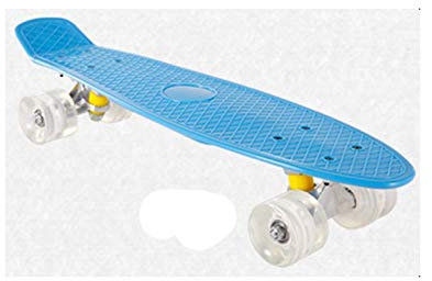 SilteD Fish Board Mini Cruiser Skateboard niños Scooter Longboard Patines Adultos Retro Tabla Ruedas rodamientos de camión
